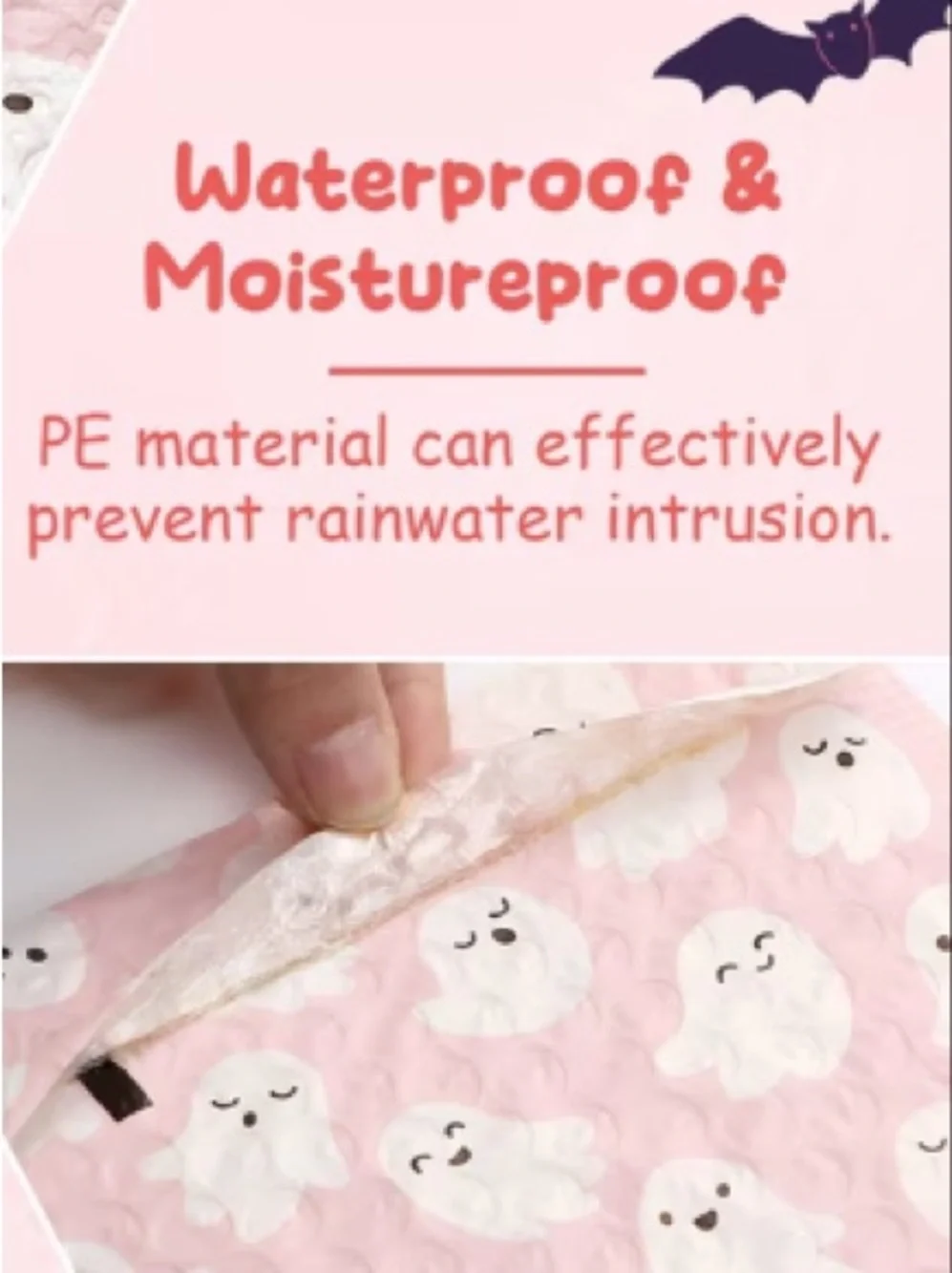 10 X 6 Ghost Bubble Envelope - Set of 15